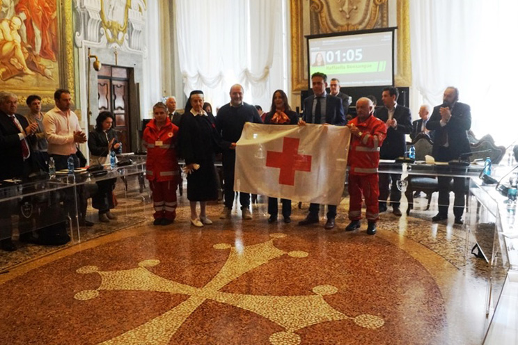 Consegna Bandiera CRI Comune di Pisa 2019