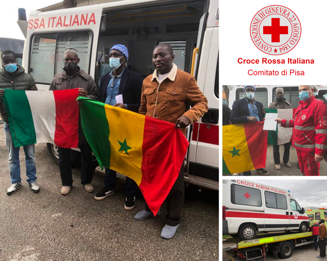 15 novembre 2021Un ambulanza Fiat ducato al Senegal