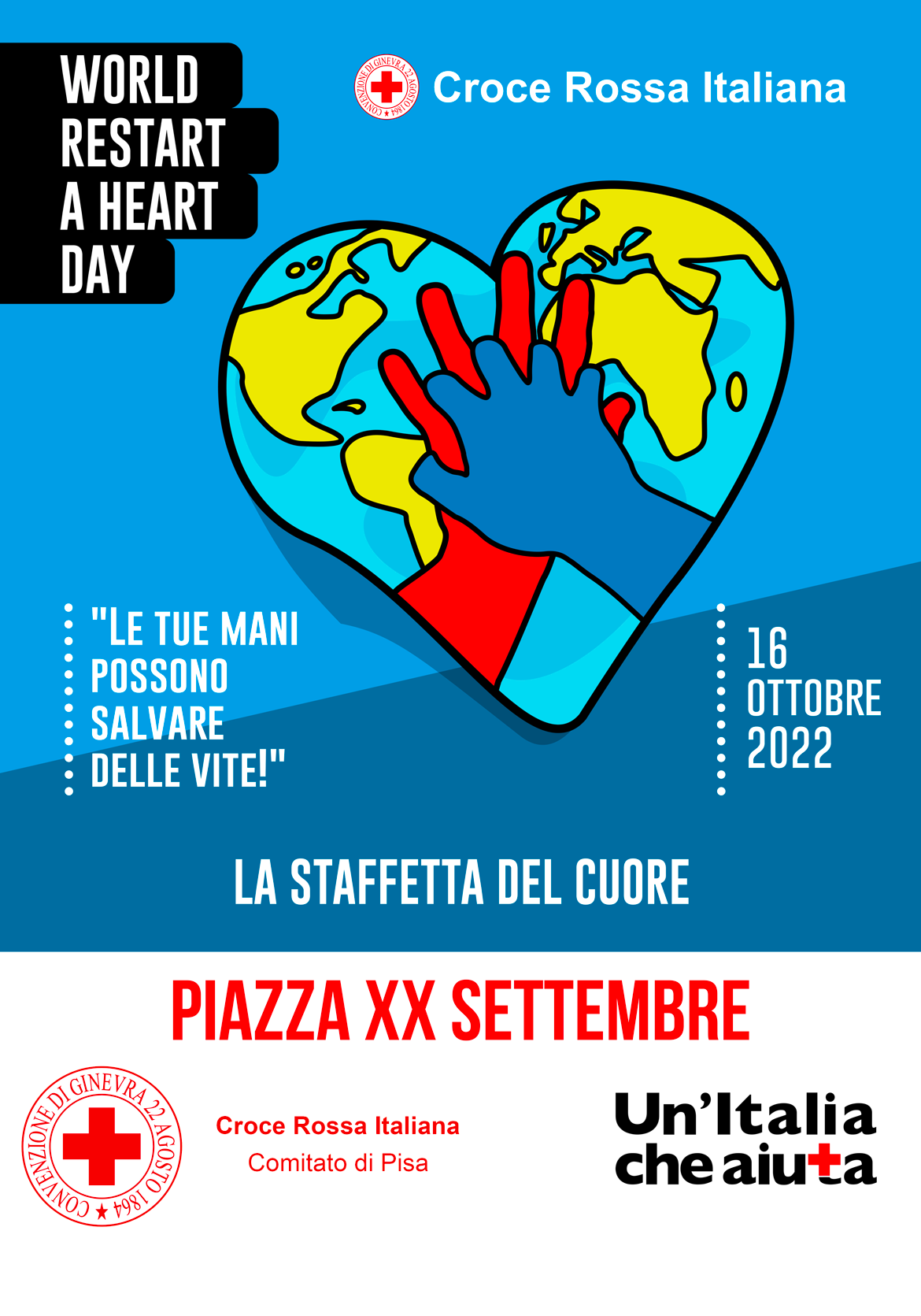 17 ottobre 2022 World Restart a Heart Day Poster WRAHD 2022
