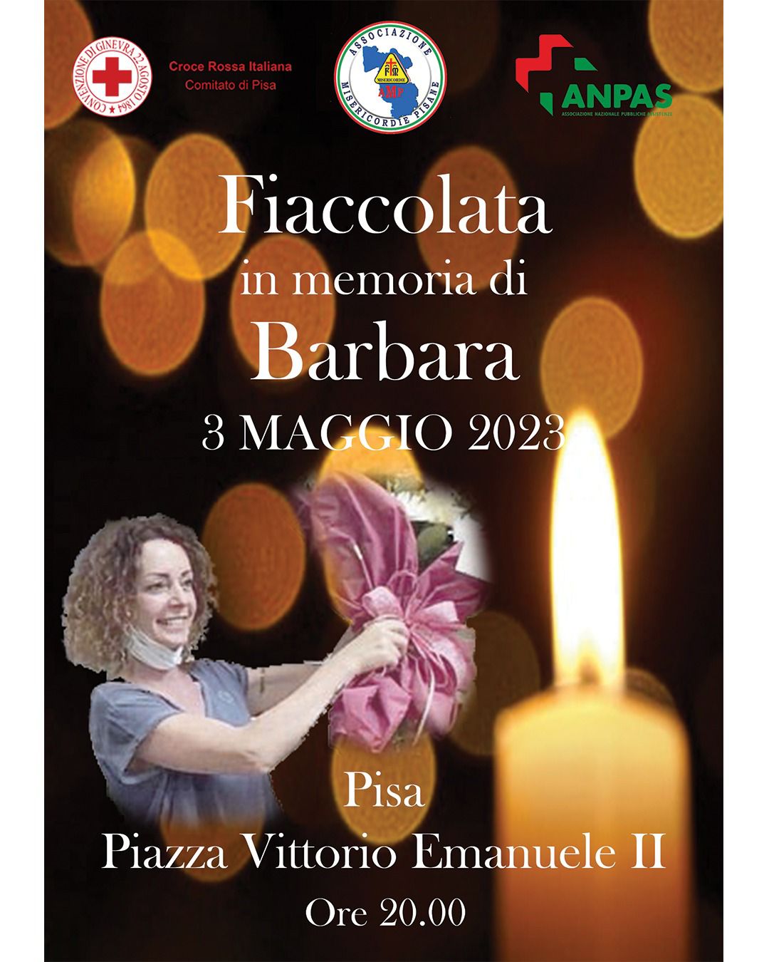 03 maggio 2023 Fiaccolata in memoria di Barbara